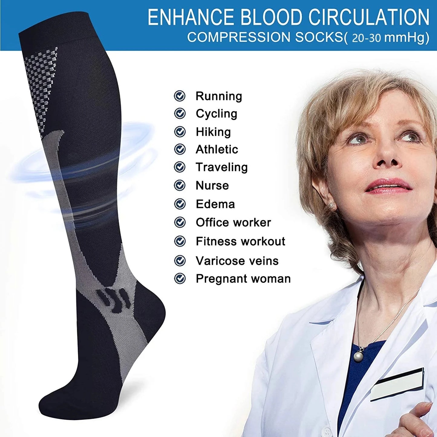 Compression Socks for sports and travel