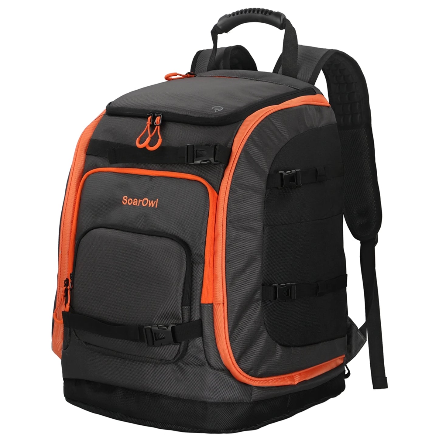 SoarOwl Ski Boot Bag 65L Ski Boot Travel Backpack for Ski Helmet Goggles Gloves Skis Snowboard & Accessories