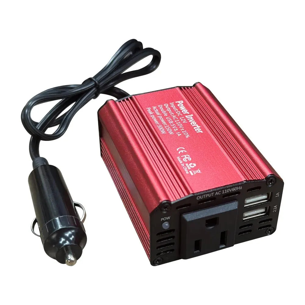 300W Power Car Invertor - USB Car Adapter Convertor