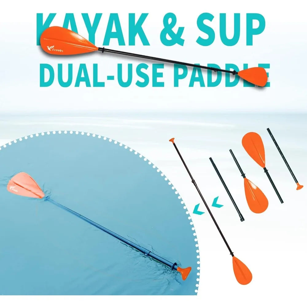 Inflatable Stand Up Paddle Board with Kayak Seat - 10'/10'6”/11' for Adults