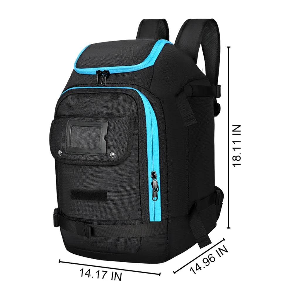 Travel Ski Boot Bag Backpack - Waterproof with Dry-Wet Separation for Gear