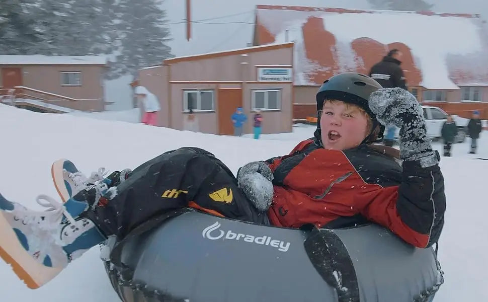 Snow Tube with 50" Cover | Heavy Duty Inflatable Sledding