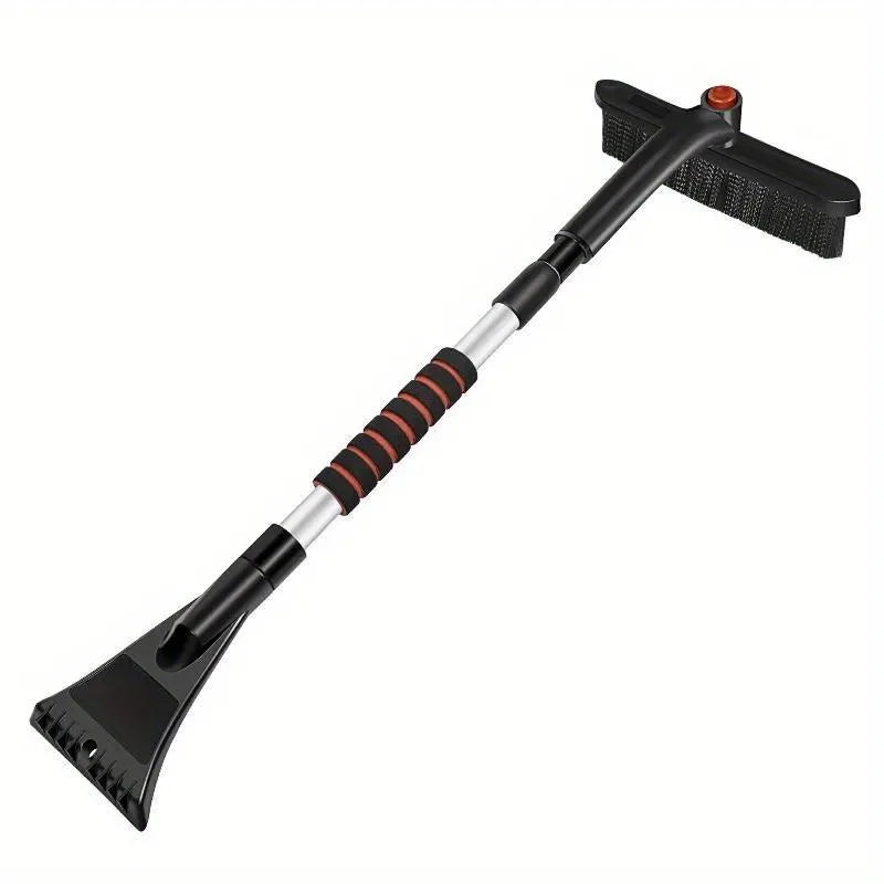 Telescopic Snow Shovel & Brush - Rotatable Multi-Use Tool for Ice Removal and Car Cleaning
