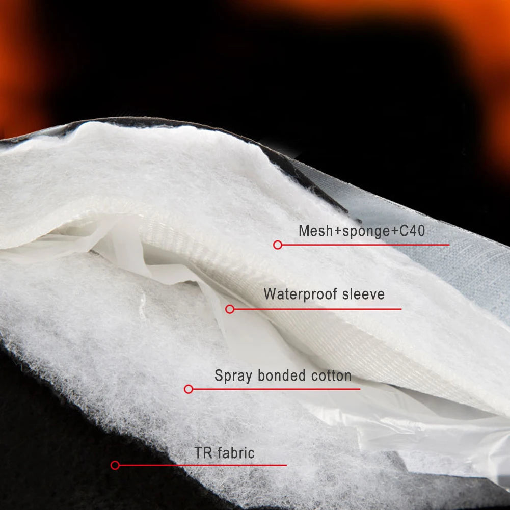 Winter Heating Gloves - Rechargeable 5000mAh Battery, Waterproof for Skiing, Hiking, and Climbing