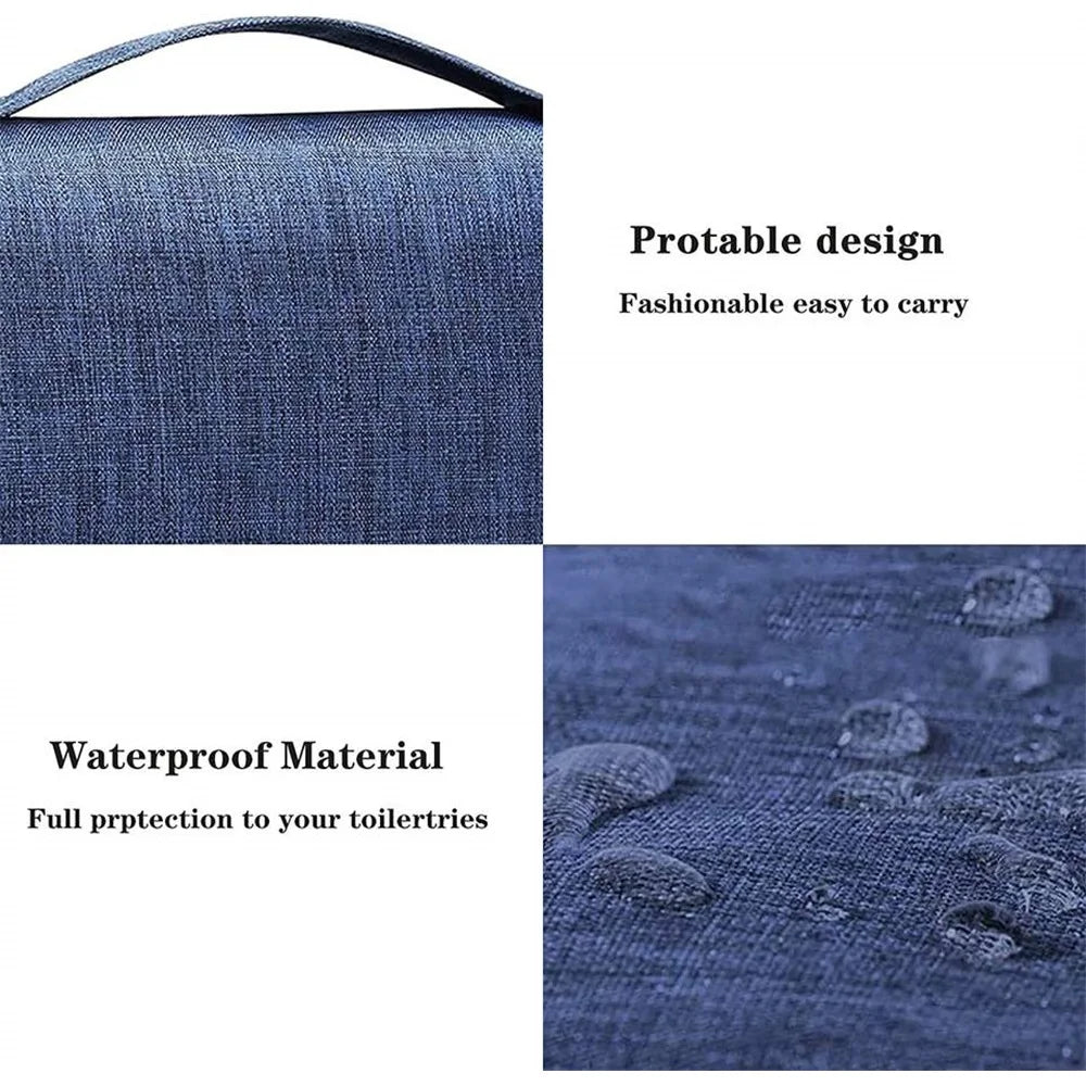 Portable Toiletry Bag with Hanging Hook