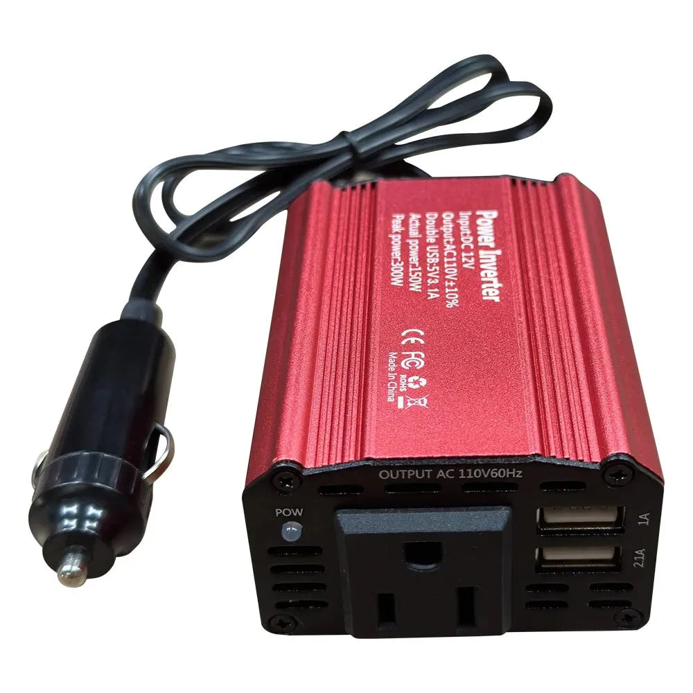 300W Power Car Invertor - USB Car Adapter Convertor
