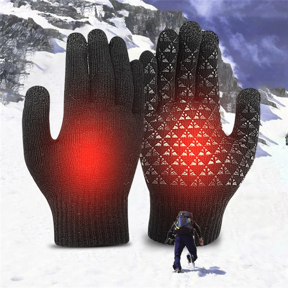 USB Heating Gloves Touch Screen Winter Gloves