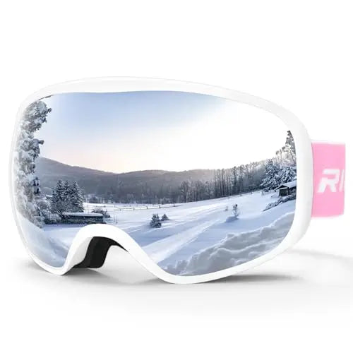 Ski /Snowboard Goggles for Men Women Adults Youth- Over Glasses 100% UV Protection/Anti-fog/Wide Vision