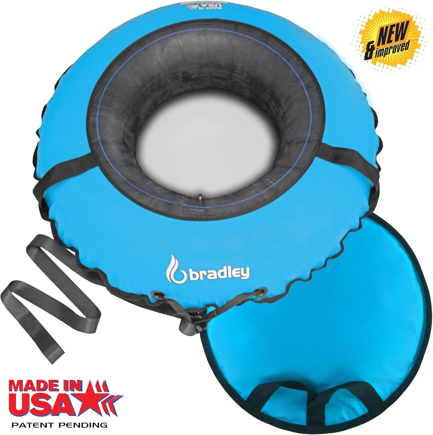 Snow Tube with 50" Cover | Heavy Duty Inflatable Sledding