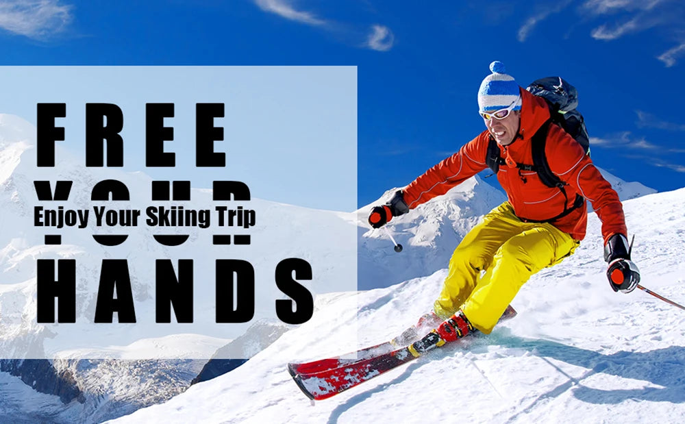 Travel Ski Boot Bag Backpack - Waterproof with Dry-Wet Separation for Gear