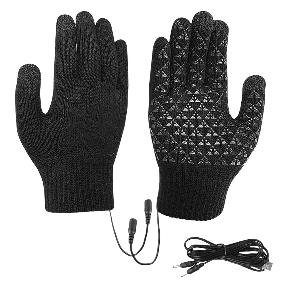 USB Heating Gloves Touch Screen Winter Gloves