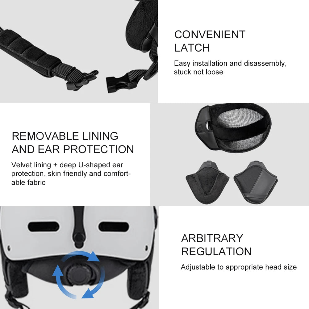 Winter Ski /Snowboard Helmet with Goggles