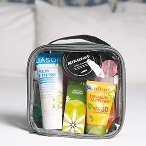 Clear TSA Approved 3-1-1 Travel Toiletry Bag