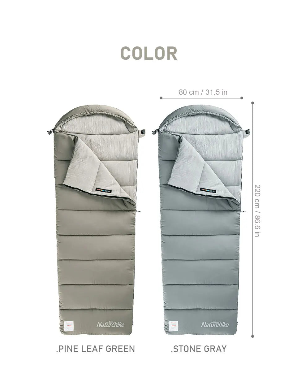 Naturehike Sleeping Bag Machine Washable Winter Sleeping Bag-M400