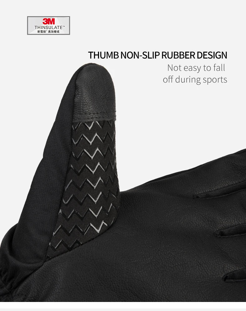 Copozz Waterproof Ski Gloves - Ultralight, Windproof, and Warm for Winter Sports