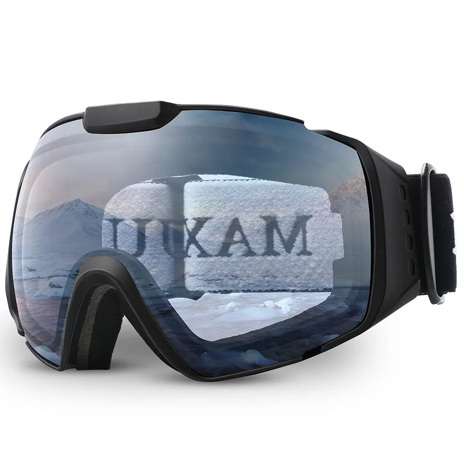 OTG Ski Goggles - Anti-Fog Double-Layer Lens for Snowboarding and Snowmobile