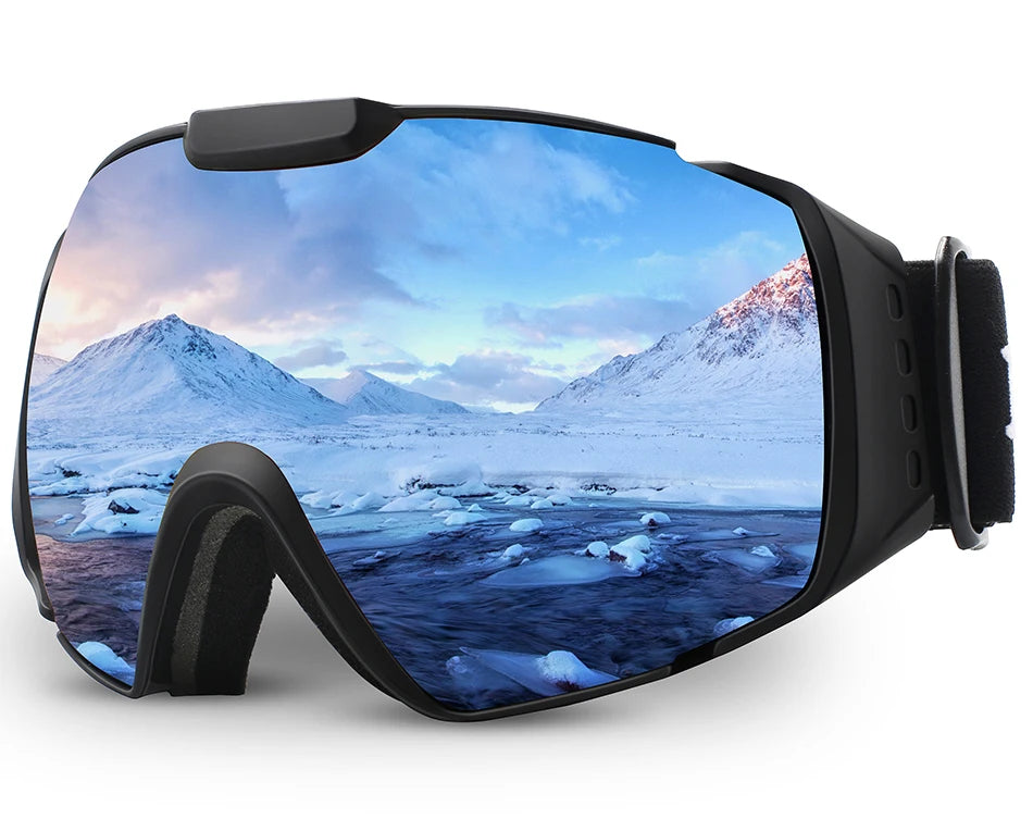 OTG Ski Goggles - Anti-Fog Double-Layer Lens for Snowboarding and Snowmobile