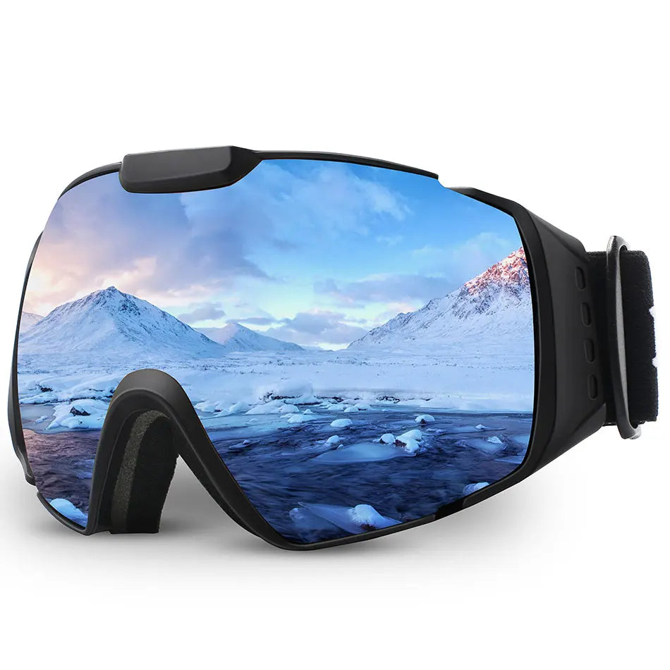 OTG Ski Goggles - Anti-Fog Double-Layer Lens for Snowboarding and Snowmobile