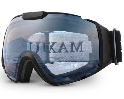 OTG Ski Goggles - Anti-Fog Double-Layer Lens for Snowboarding and Snowmobile