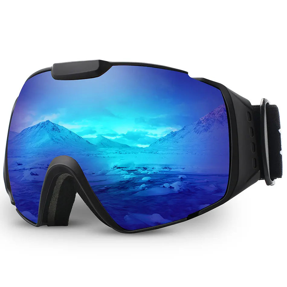 OTG Ski Goggles - Anti-Fog Double-Layer Lens for Snowboarding and Snowmobile