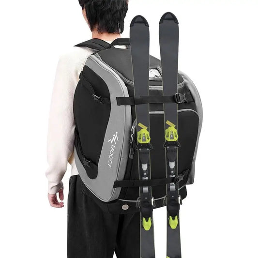 65L Ski Boot Backpack - Large Capacity for Boots, Helmet, and Gear