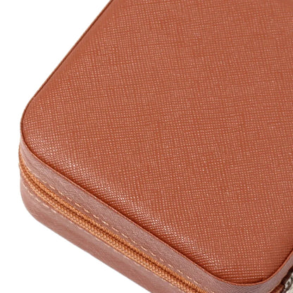 Portable Travel Leather Mini Jewelry Box