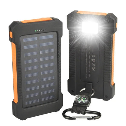 Portable Large Capacity Solar Power Bank 200000mAh