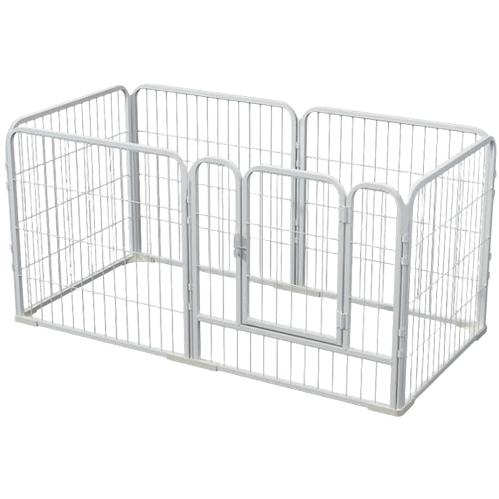 Heavy Duty 6-Panel Dog Playpen - Foldable Exercise Fence for Pets