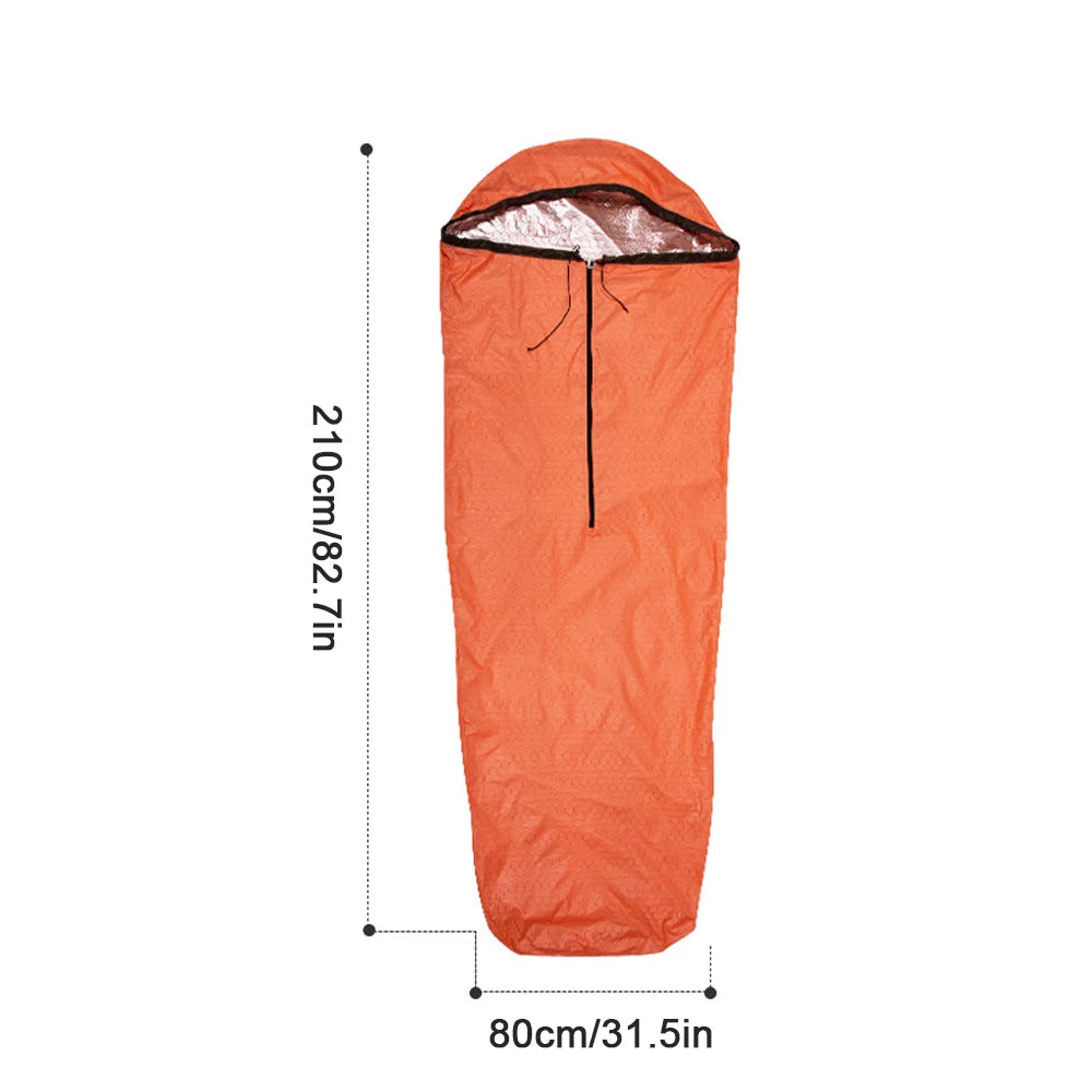 TOMSHOO Emergency Sleeping Bag - Waterproof Thermal Gear for Outdoor Adventure