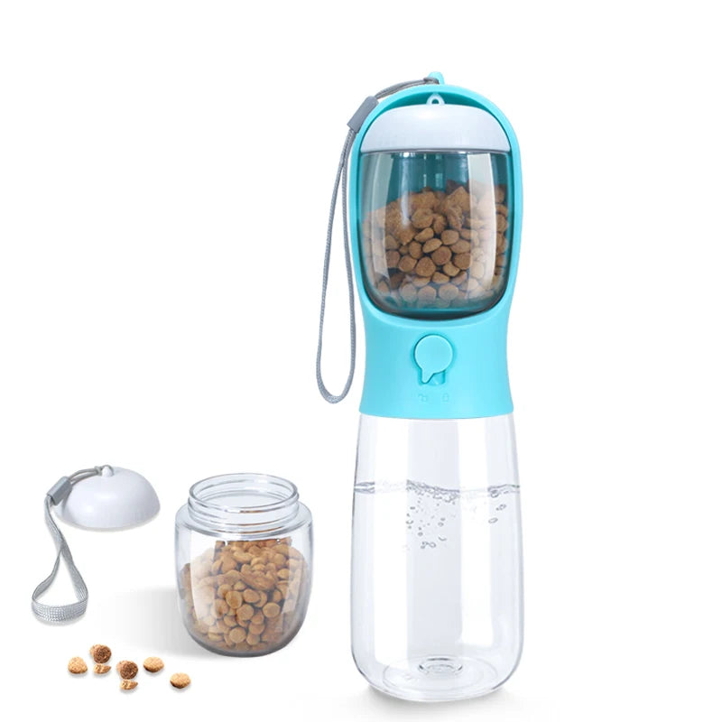 2-in-1 Portable Pet Water and Food Bottle