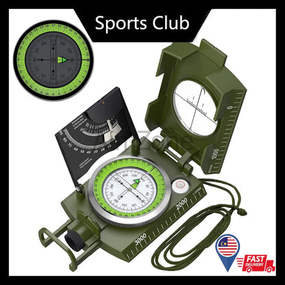 Military Compass - Outdoor Survival Gear for Camping and Hiking