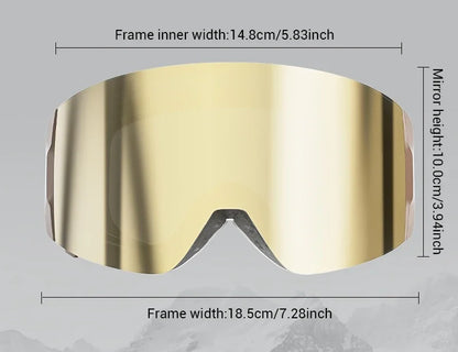 Outdoor Sports Ski Goggles - Anti-Fog, UV400 for Skiing and Snowboarding