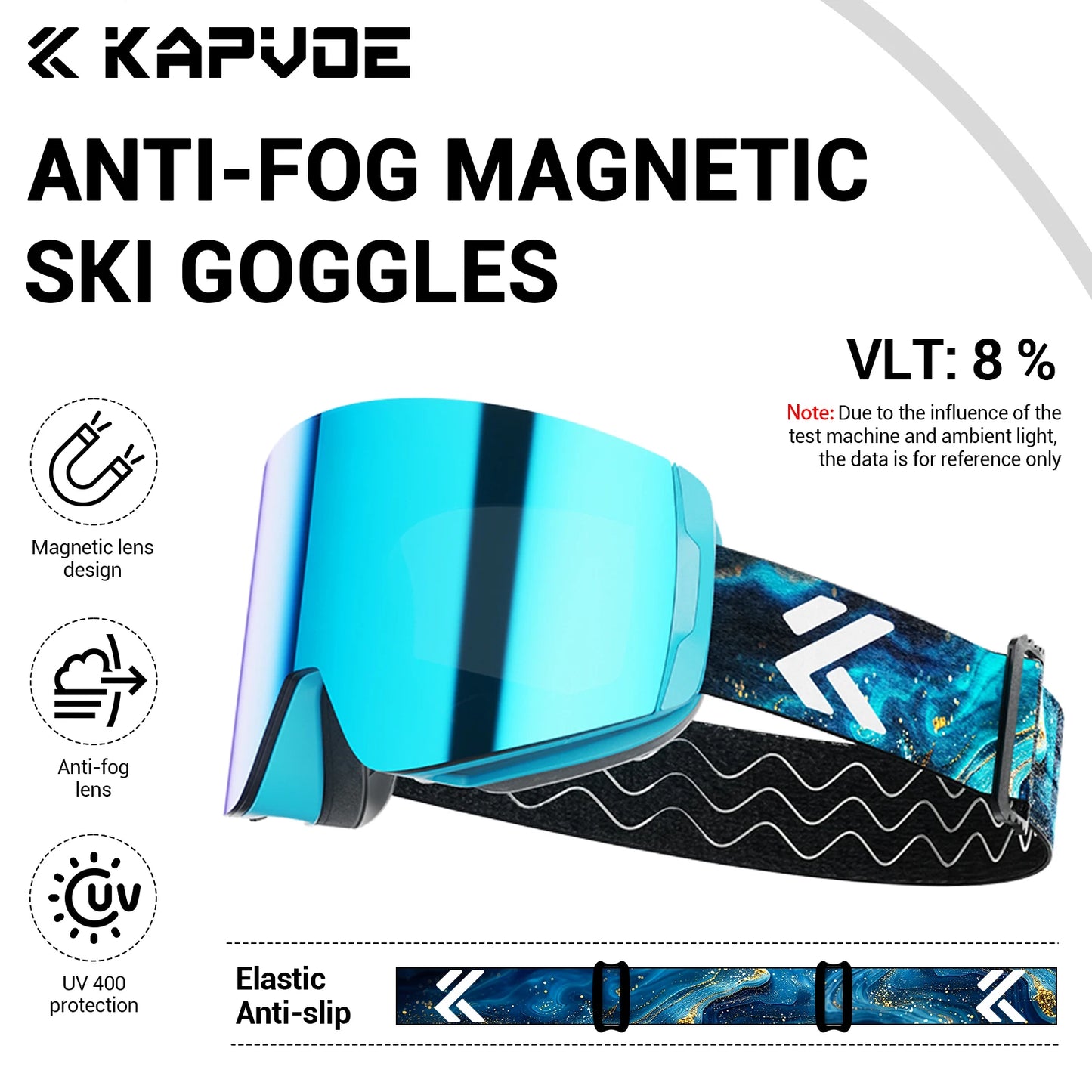 Outdoor Sports Ski Goggles - Anti-Fog, UV400 for Skiing and Snowboarding