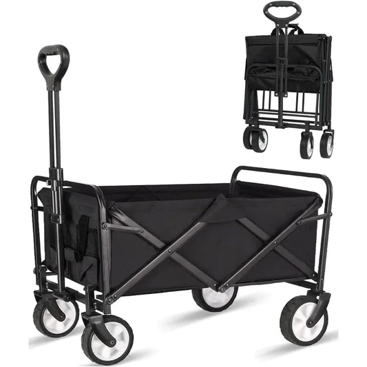 Collapsible Beach Wagon - Large Capacity, Heavy Duty, Portable