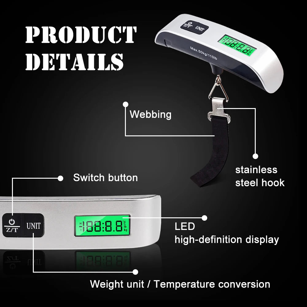 Portable Digital Luggage Weight Scale