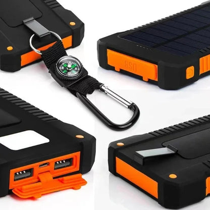 Portable Large Capacity Solar Power Bank 200000mAh