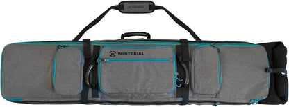 Expandable Snowboard and Ski Bag with Wheels, Fits 2 Boards or 2 Sets of Skis