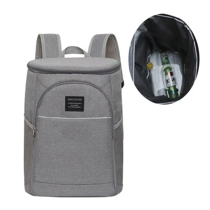 20L Thermal Backpack Cooler Bag - Waterproof and Insulated for Picnics