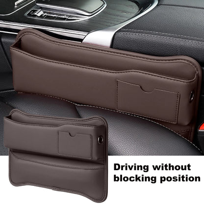 Multifunction Leather Car Seat Gap Organizer