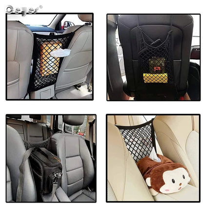 Universal Car Seat Mesh Storage Organizer