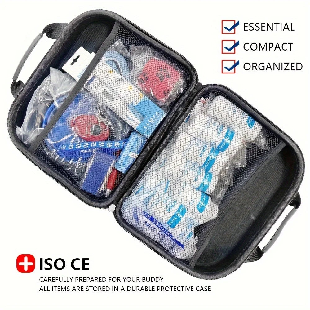 Portable Pet First Aid Kit - 61pcs