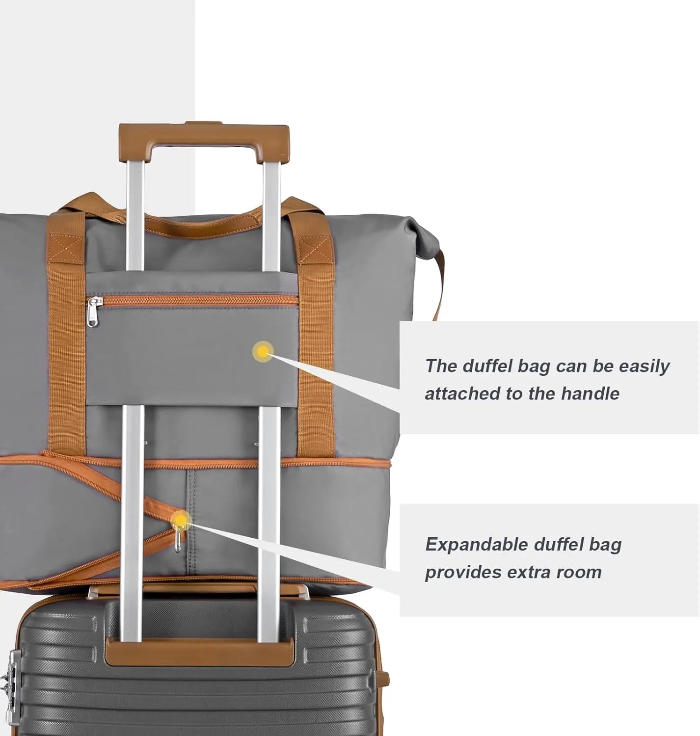 Hardside Expandable 5 Piece Luggage Set with TSA Lock (20/24/28)