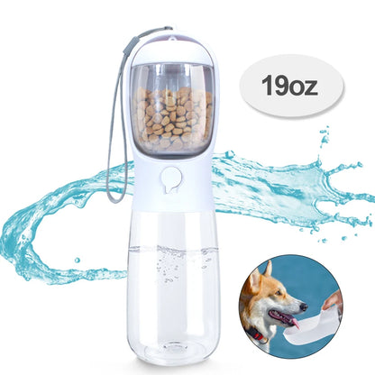 2-in-1 Portable Pet Water and Food Bottle