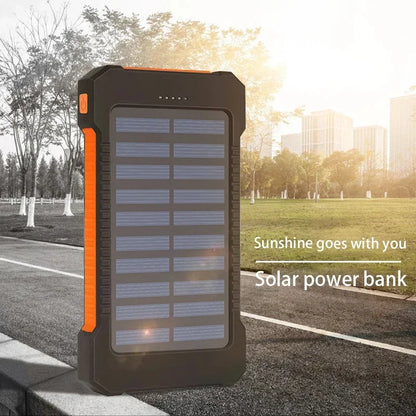 Portable Large Capacity Solar Power Bank 200000mAh