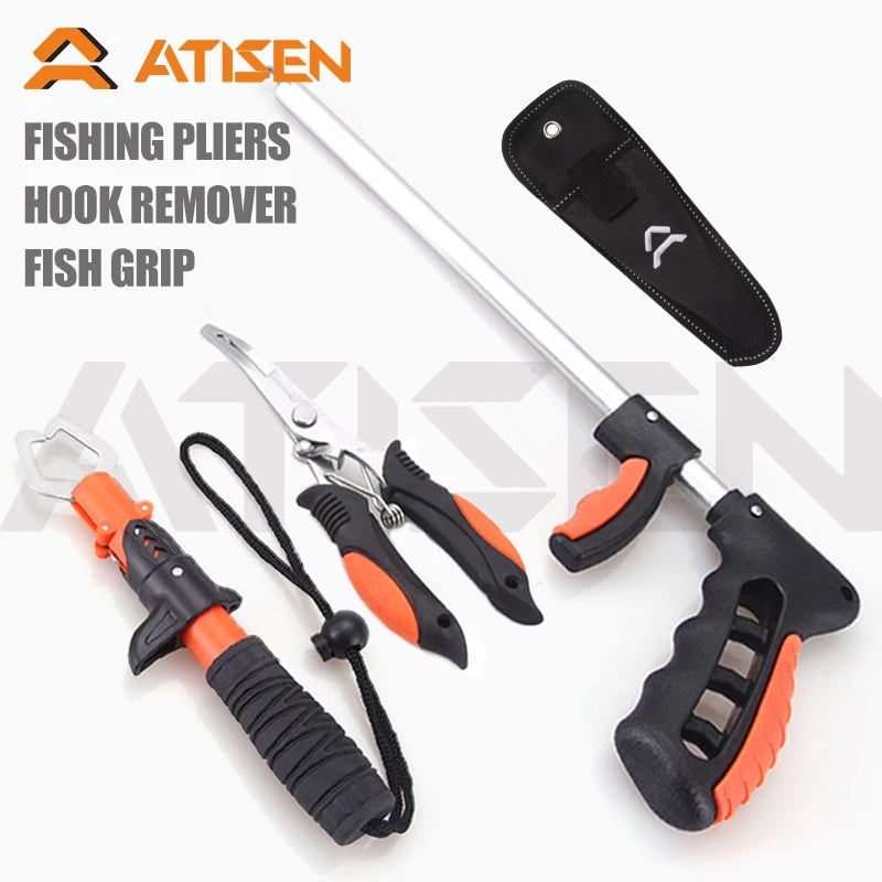 Fishing Tongs & Fish Lip Clip Set – Multi-Function Fishing Tool for All Conditions