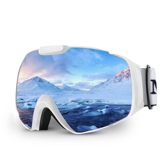 OTG Ski Goggles - Anti-Fog Double-Layer Lens for Snowboarding and Snowmobile