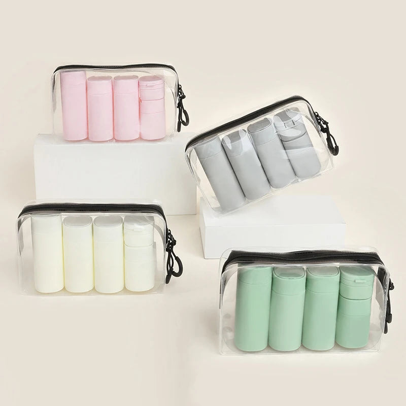 Multiple Colors Portable Travel Bottles Set