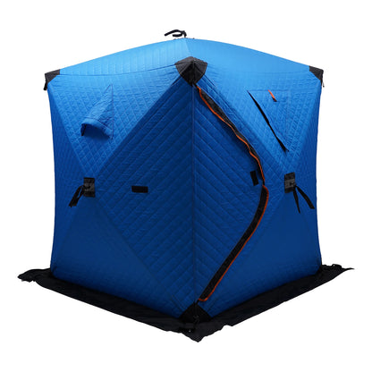 Winter Camping Tent -Portable Insulated Ice Fishing Shelter for 2-3 People