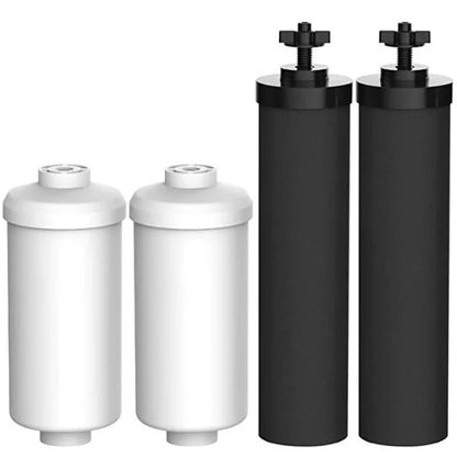 Water Filter Replacement for Berkey BB9-2 Black Filters & PF-2  Fluoride Filters