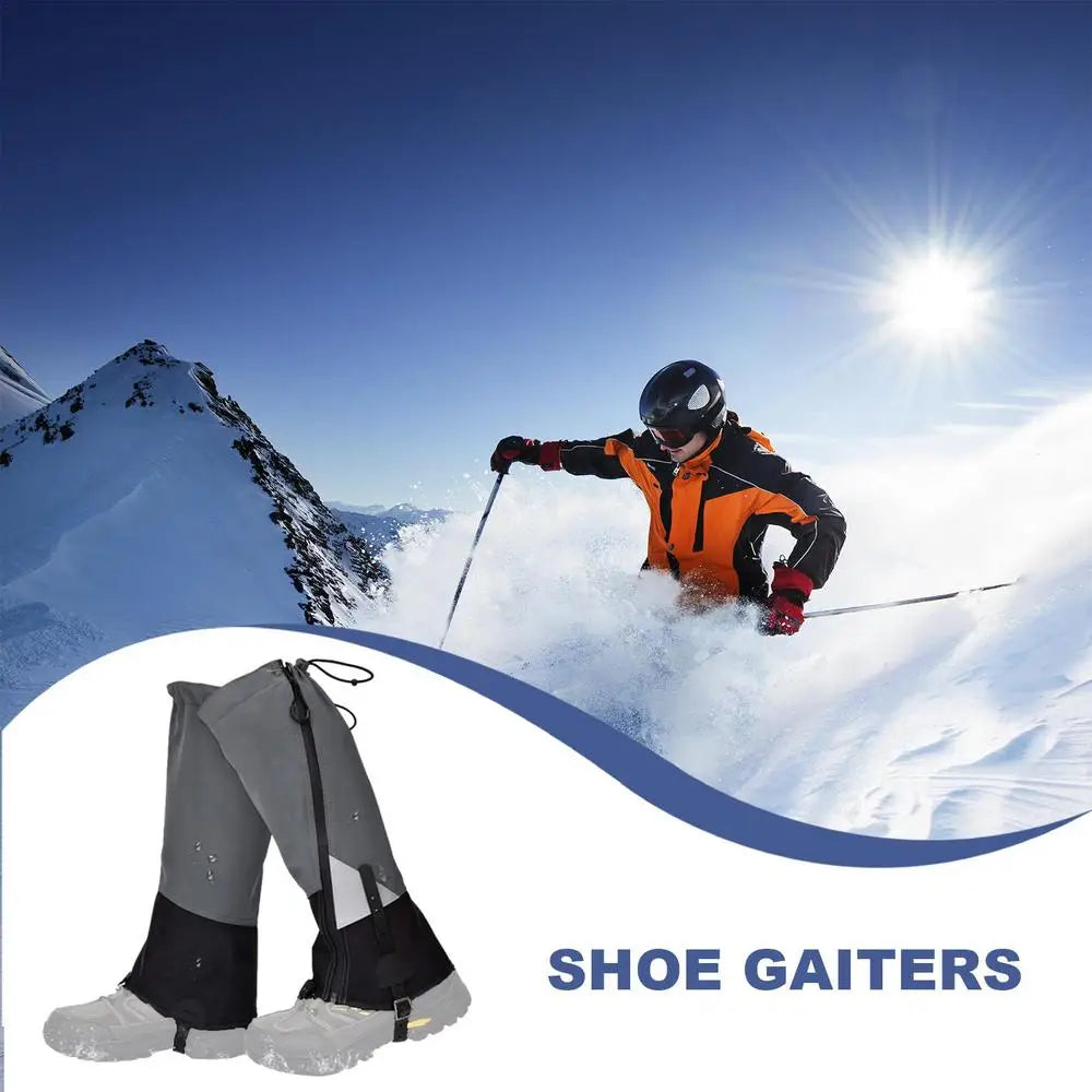 Outdoor Travel Leg Warmers - Waterproof Hiking Gaiters for Snow, Climbing, and Camping